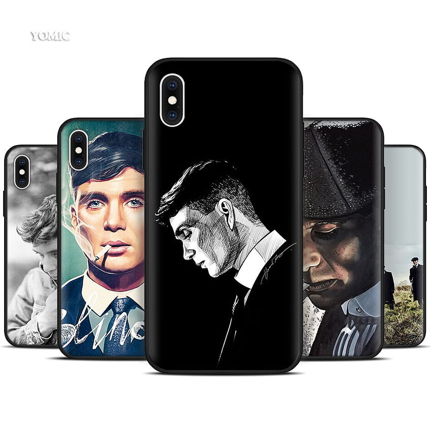 TPU Black Coque Case for iPhone 12 7 11 Pro XR 6 X XS MAX 8 6S Plus 5 5S SE 2020 7Plus 11Pro Mobile Phone Cover Peaky Blinders HD phone wallpaper