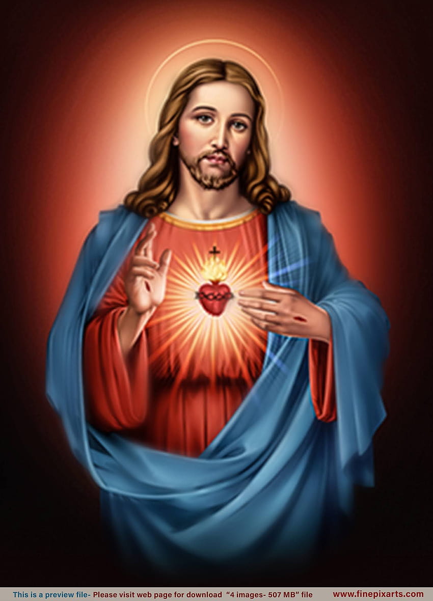 480 Sacred Heart of Jesus ideas in 2021 HD phone wallpaper | Pxfuel