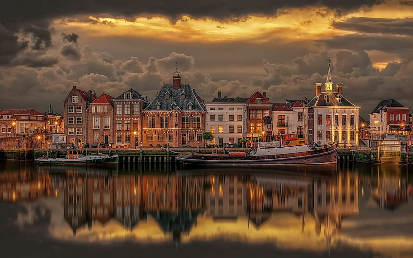 : Old Port Of Maasslui Netherlands Ultra For Computers Laptop Tablet And Mobile Phones 3840×2400, cool pc วอลล์เปเปอร์ HD