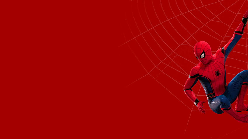 spiderman 14, red spider man HD wallpaper
