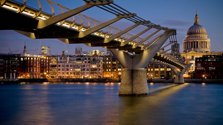 Blackfriars Bridge London, millennium bridge london HD wallpaper