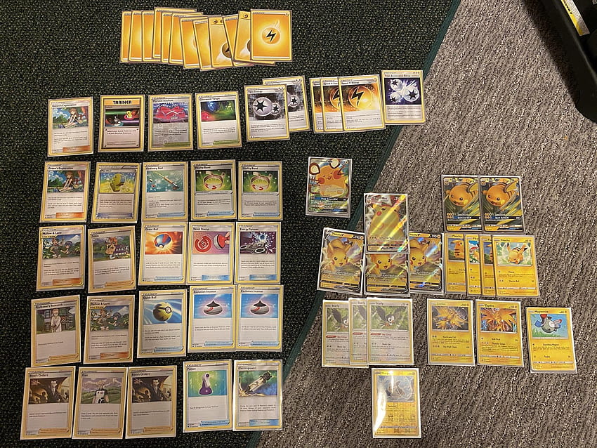 Newish to TCG and trying to iron out this Pikachu/Raichu themed deck I've been working on. : r/pkmntcg HD wallpaper