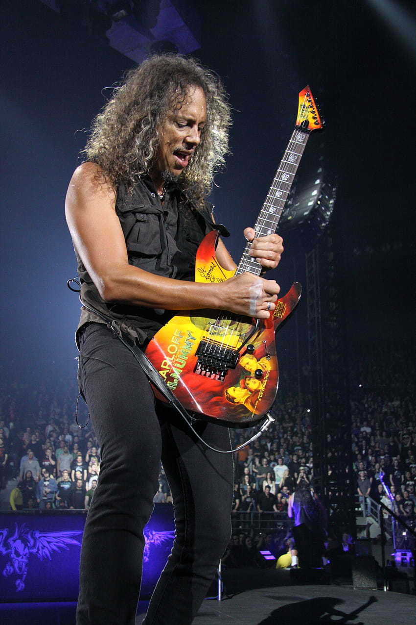 Kirk Hammett fondo de pantalla del teléfono