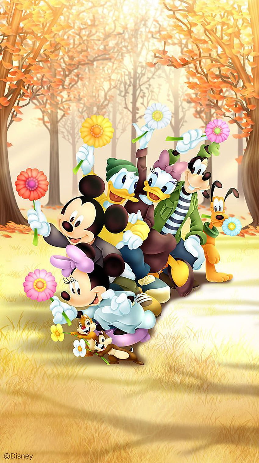 Mickey y sus amigos, la casa del ratón disney fondo de pantalla del teléfono