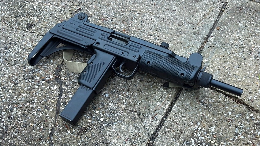 Senjata senapan mesin UZI pistol serbu polisi militer, senjata uzi Wallpaper HD