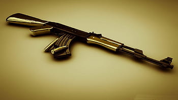 Ak 47 gun  sketch Wallpaper Download  MobCup