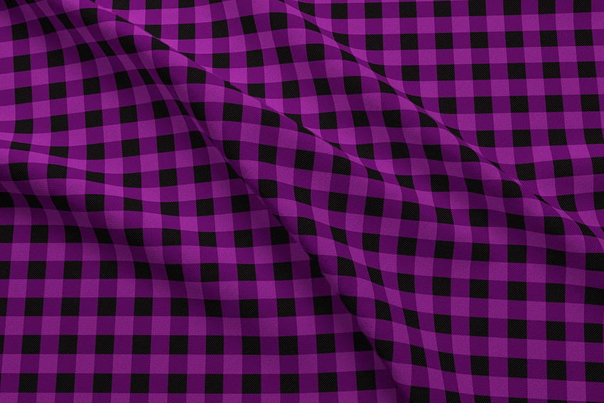 purple plaid fabric, & home decor HD wallpaper