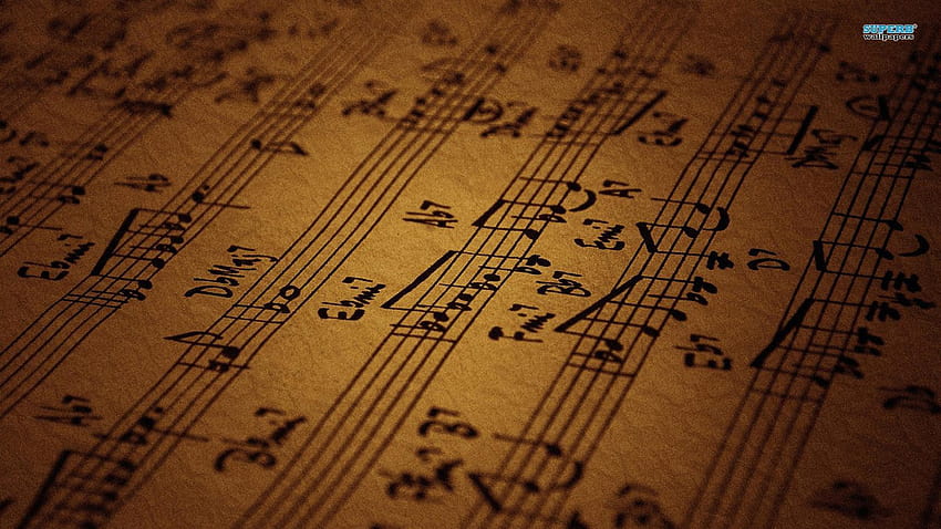 Classical music Gallery, music notation HD wallpaper