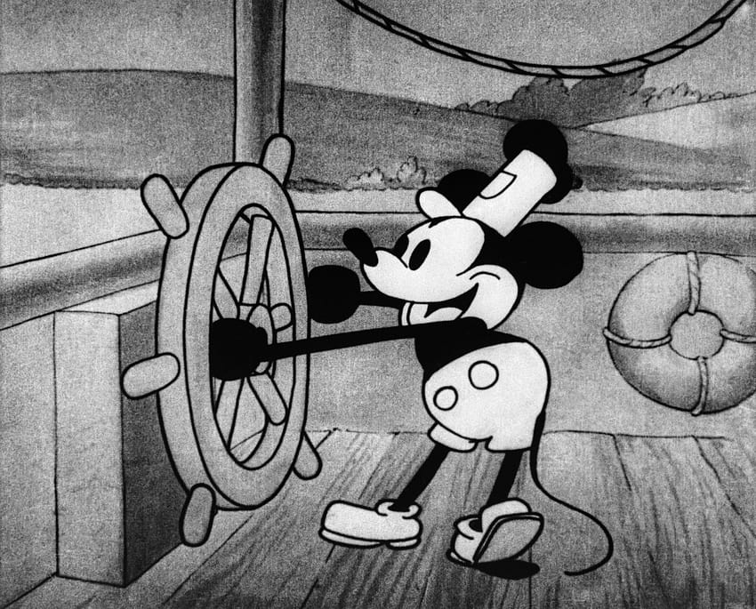 ミッキーが 90 歳になり、ディズニーのマーケティング マシンが祝う、蒸気船ウィリー 高画質の壁紙