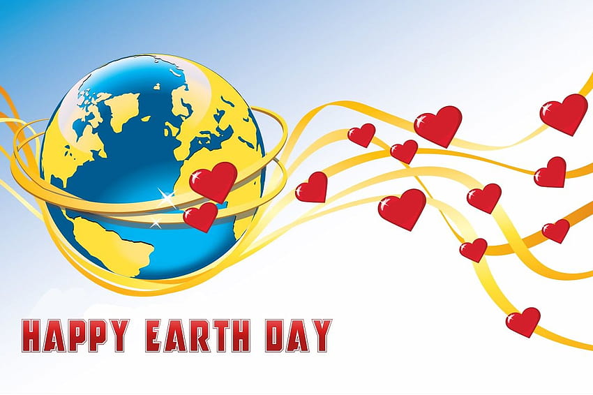 за празнуване на Деня на Земята, честит ден на Земята HD тапет