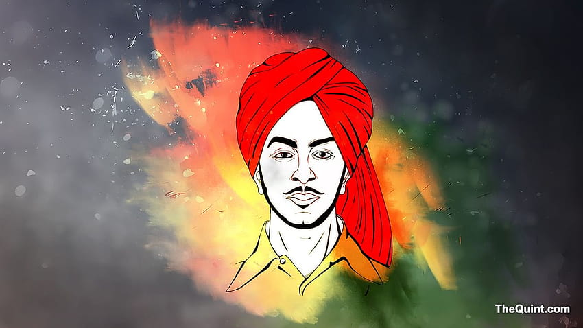 Der Revolutionär vs. das Kalendersymbol: Bhagat Singh wiederentdecken, bhagat singh rajguru sukev HD-Hintergrundbild