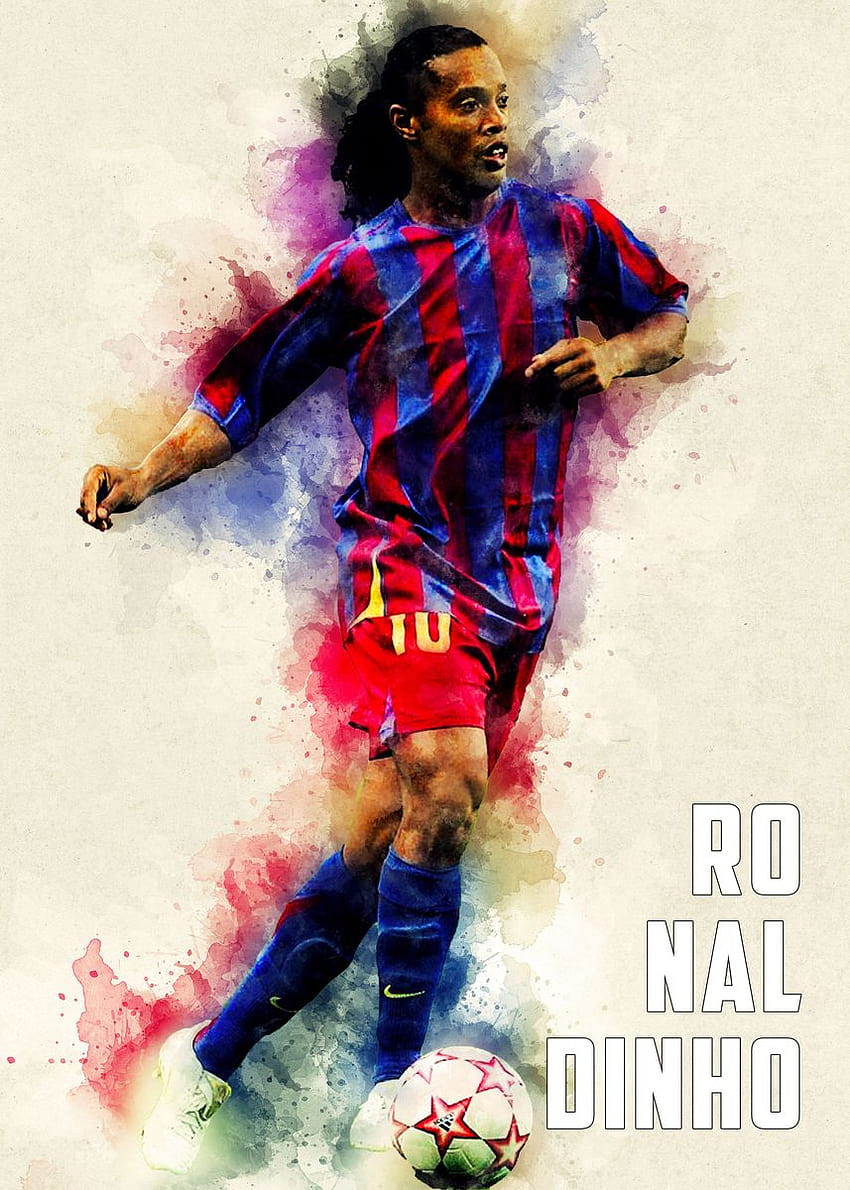 Best'ten Ronaldinho Gaucho Barca Posteri, ronaldinho barcelona HD telefon duvar kağıdı