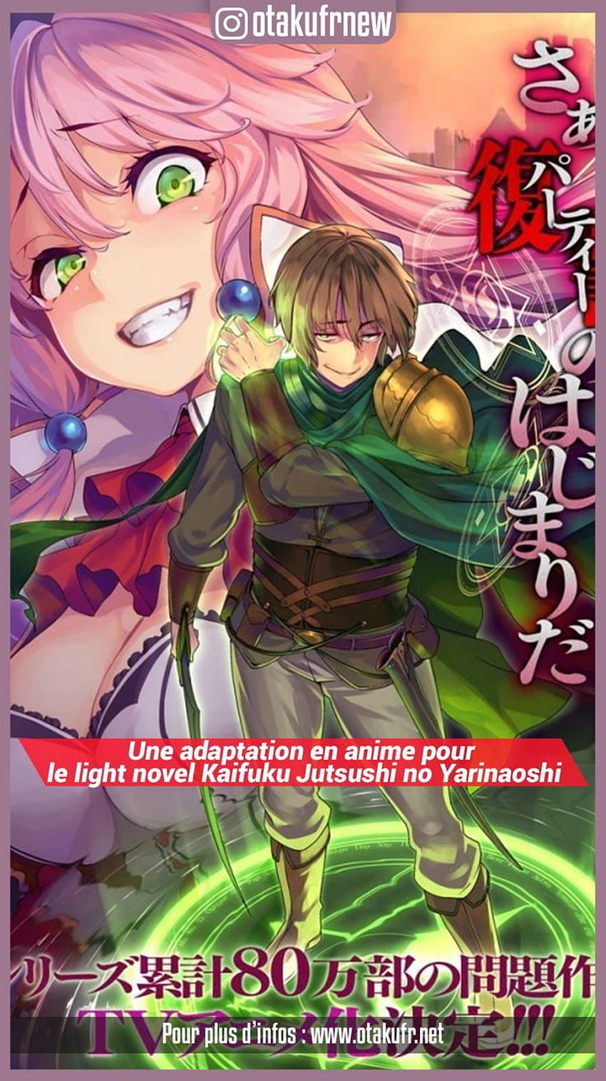 Une adaptation en anime pour le light novel Kaifuku Jutsushi no Yarinaoshi HD phone wallpaper