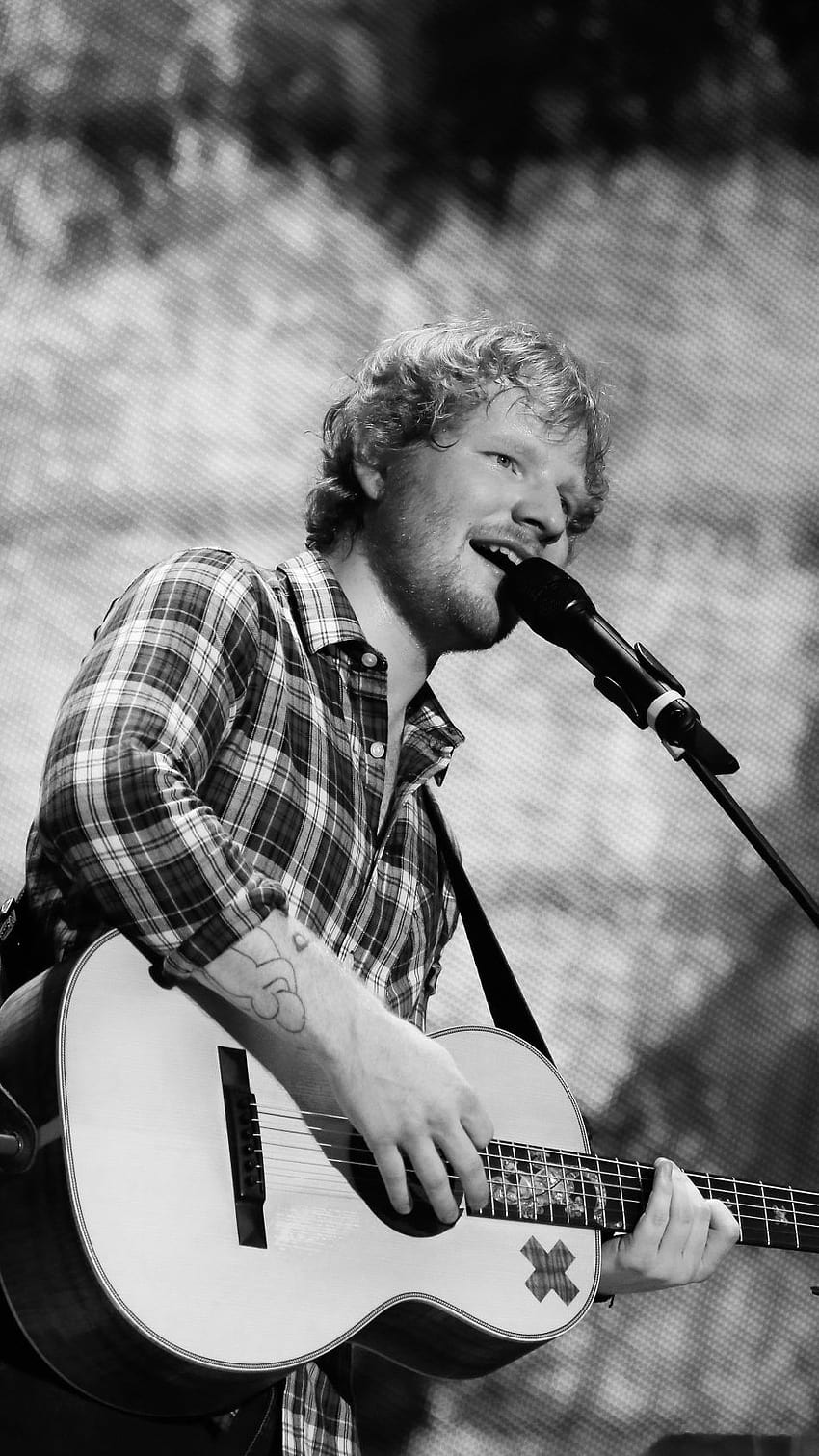 Singer Ed Sheeran Black & White Ultra Mobile, ed sheeran iphone HD phone wallpaper