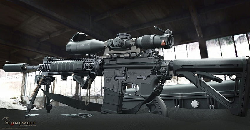 Pistolet broń pistolety broń karabin wojskowy maszyna szturmowa policja swat Tapeta HD