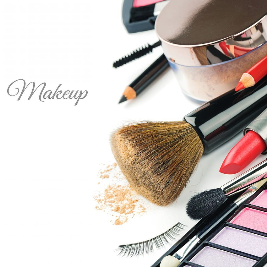 Makeup Brushes Group, makeup kit HD phone wallpaper