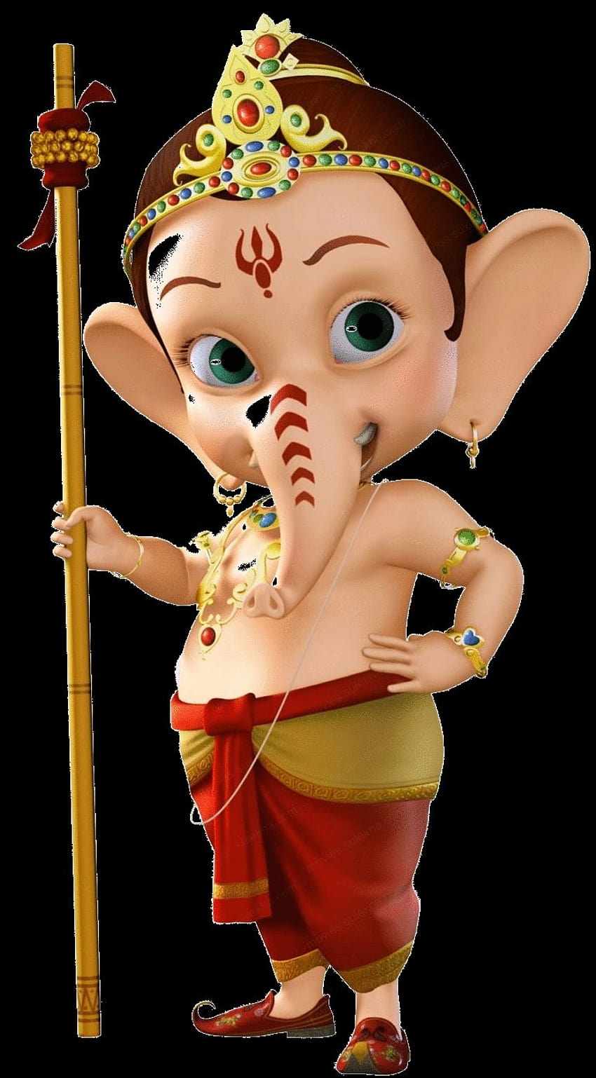 Bal Ganesh Ganesha Ganesh Chaturthi with The Most Awesome Cartoon Ganesh HD  phone wallpaper | Pxfuel