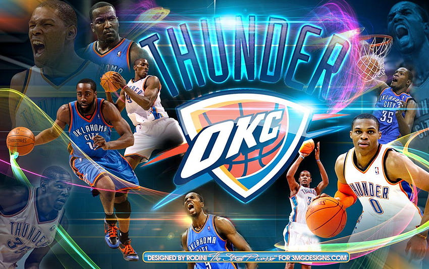 Vidéo de l'équipe d'Oklahoma City Thunder en train de tremper., Faits sur, okc tonnerre Fond d'écran HD
