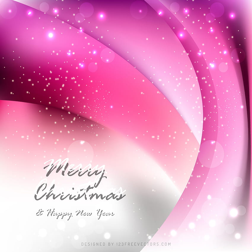 Merry Christmas Light Pink Backgrounds, merry christmas pink HD phone wallpaper
