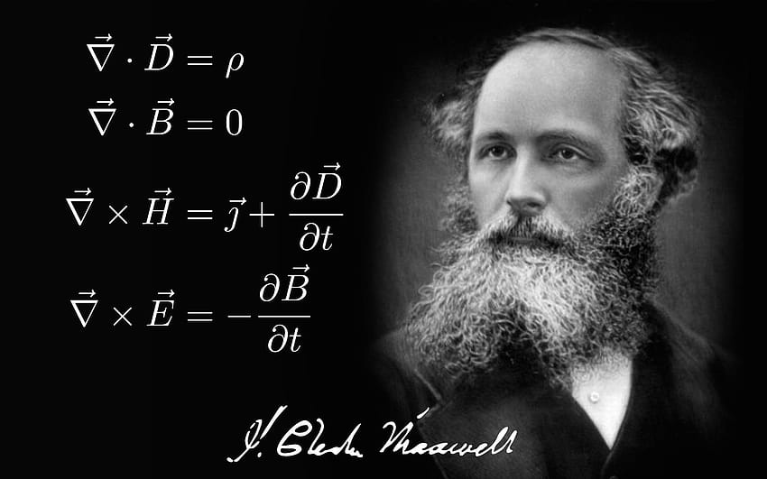 6 Równania Maxwella Tapeta HD