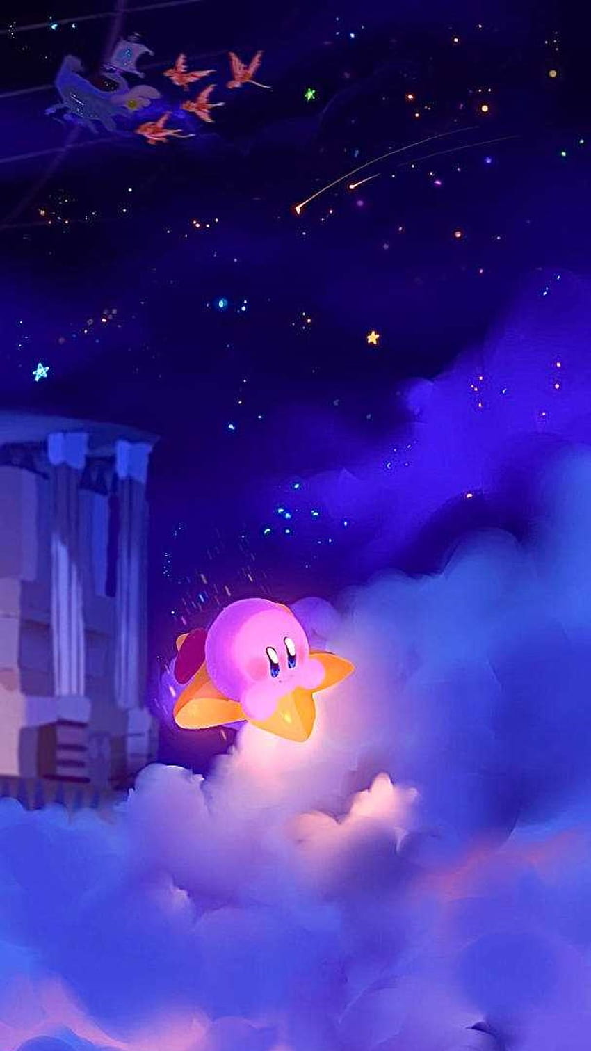 Kirby estetiği HD telefon duvar kağıdı