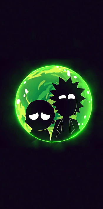 Rick and Morty Portal Gun Wallpaper iPhone Phone 4K #9280e