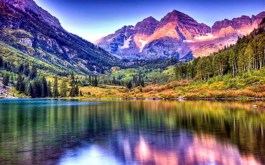 Colorado Fresh Rocky Mountain National Park, montanha rochosa Colorado papel de parede HD