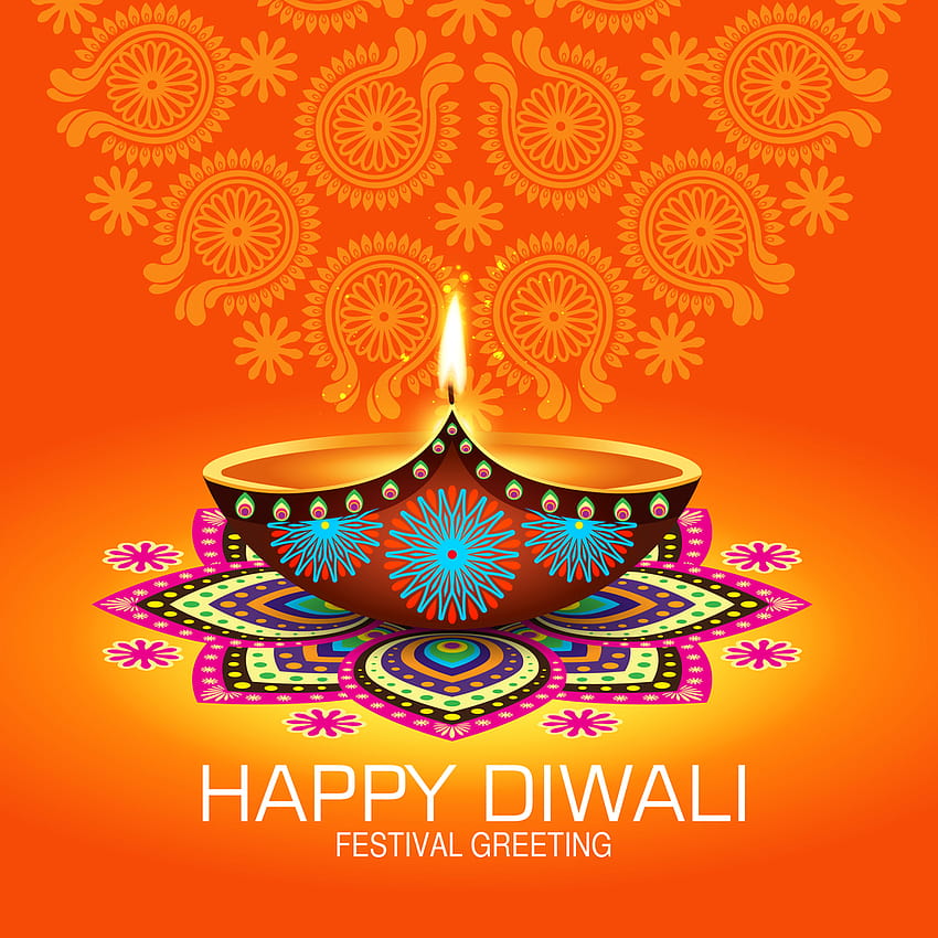 Diwali para celular, feliz deepawali Papel de parede de celular HD