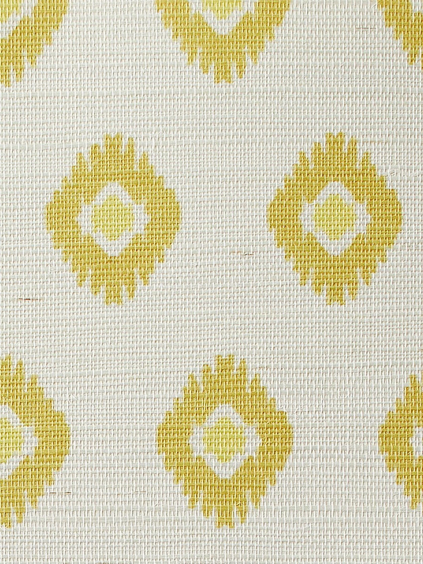 Tangier Medallion' Grasscloth By Wallshoppe HD phone wallpaper