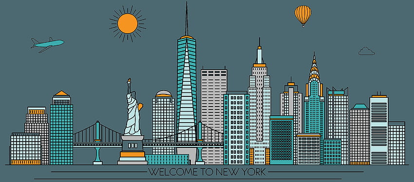New York Virtual Business Address, new york background HD wallpaper