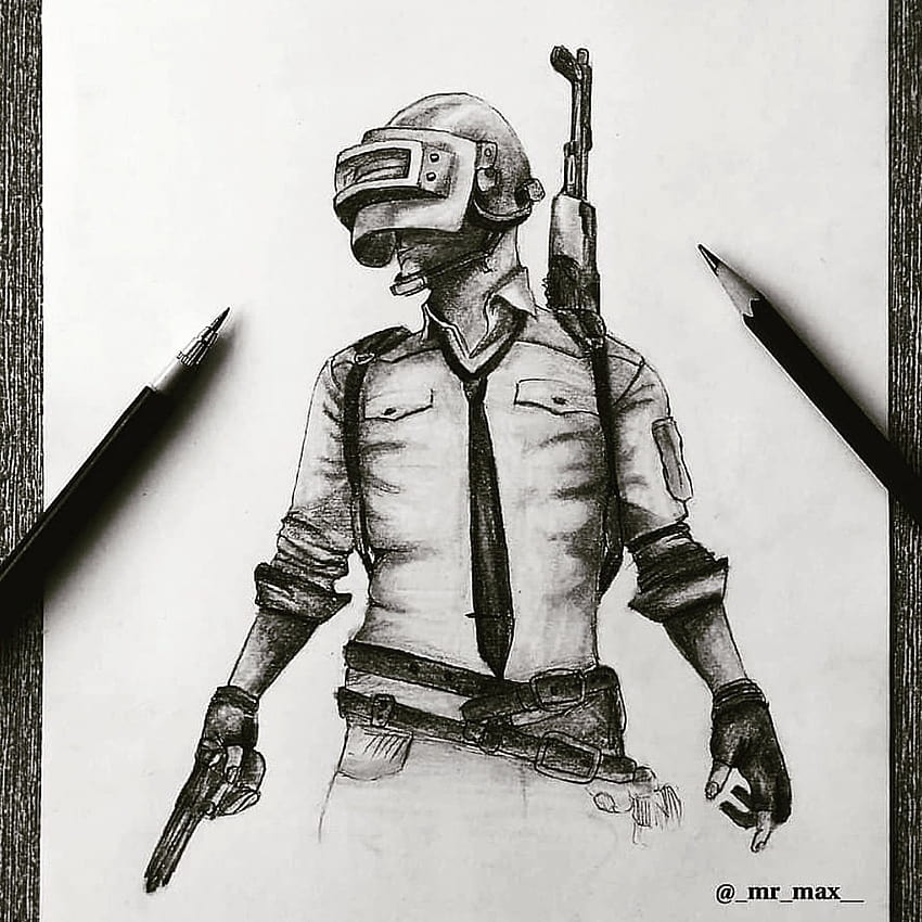 My drawing. PUBG character : r/PUBGMobile