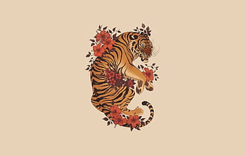 tiger in Fineline Tattoos  Search in 13M Tattoos Now  Tattoodo
