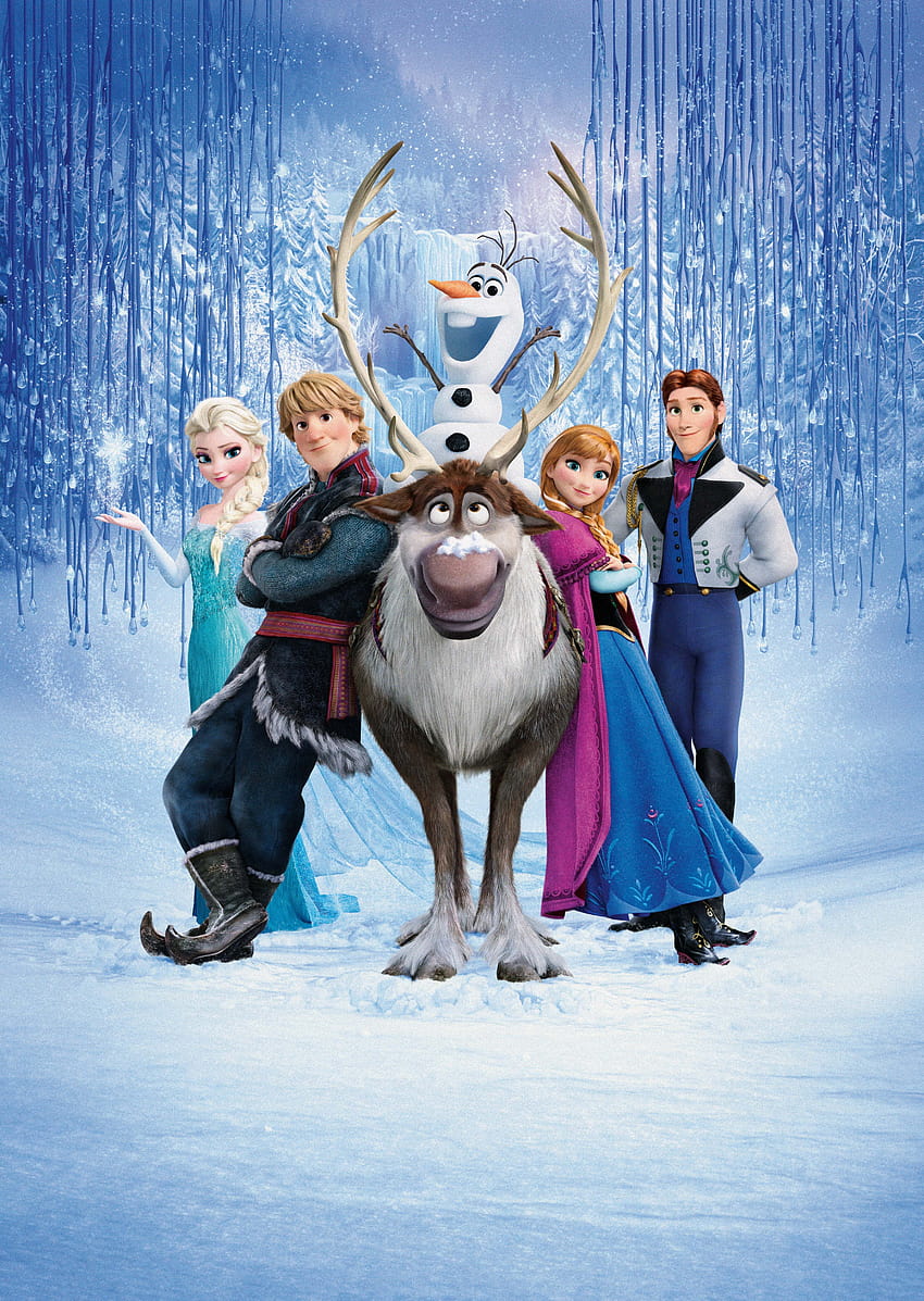 Frozen, Película, HQ Frozen, personajes congelados fondo de pantalla del teléfono