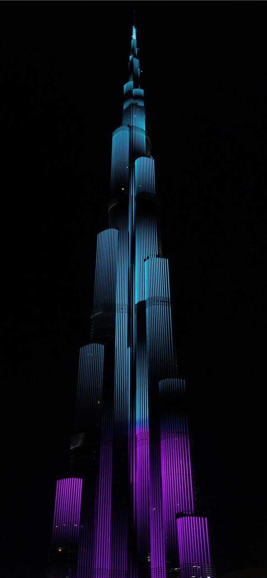Burj Khalifa Dubai Emirati Arabi Uniti iPhone X, telefono burj khalifa Sfondo del telefono HD
