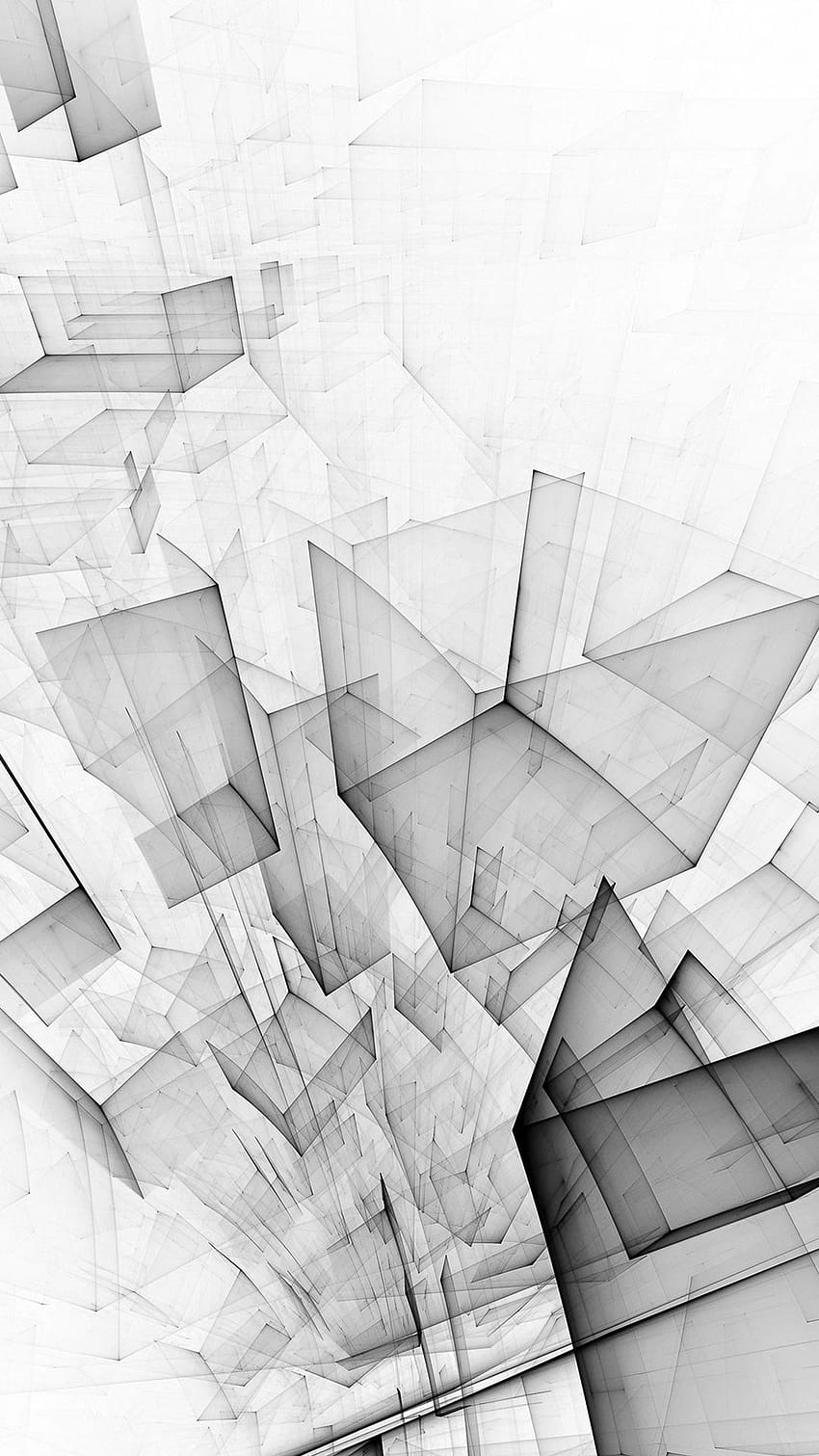 White Abstract iPhone, black and white abstract phone HD phone wallpaper