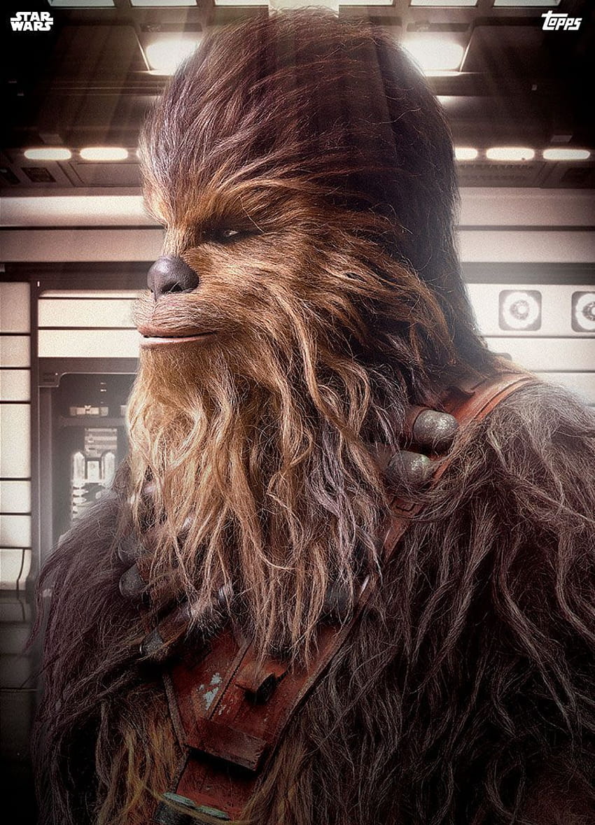 Topps Solo A Star Wars Story Trading Cards Premiere Chewie HD phone wallpaper