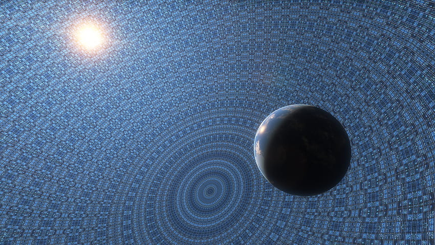 Impossible Dyson Sphere. HD wallpaper