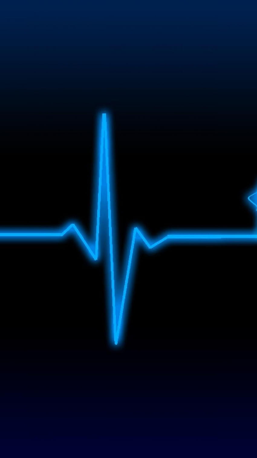 Lustige Herzen ironischer Herzschlag EKG HD-Handy-Hintergrundbild