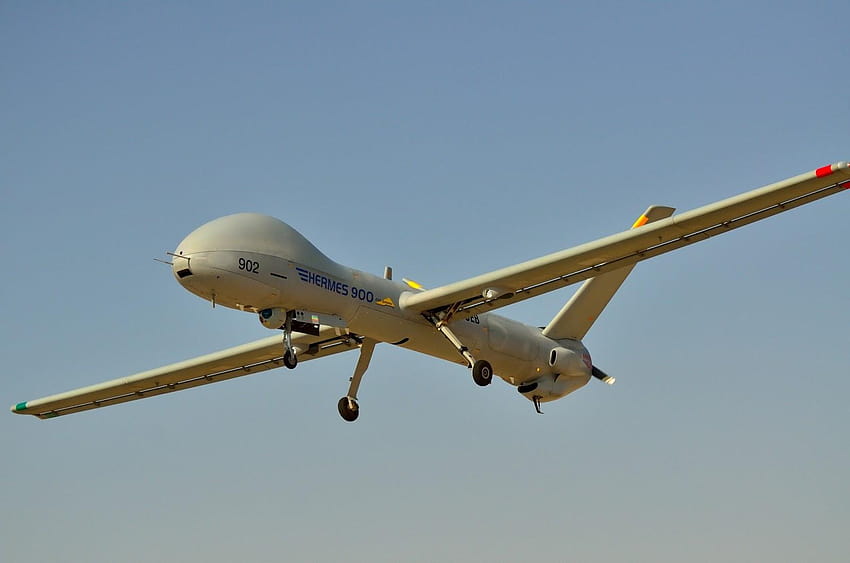 Hermes 900 Unmanned Aerial Vehicle Drone Aircraft 3686 วอลล์เปเปอร์ HD