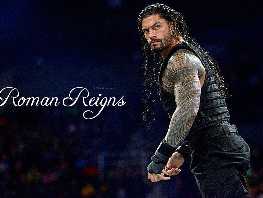 Superestrella de WWE Roman Reigns –, wwe romano fondo de pantalla
