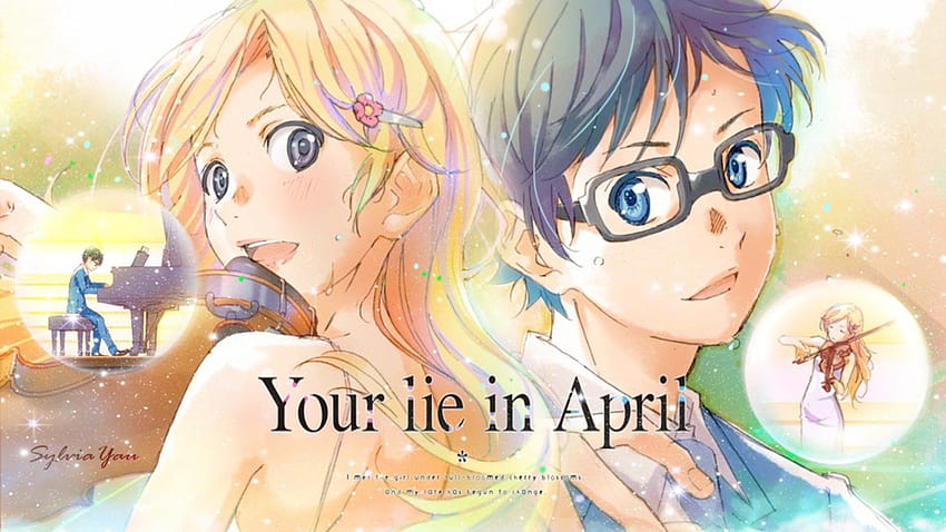 Anime Your Lie In April, meine Lüge im April Anime-Poster HD-Hintergrundbild
