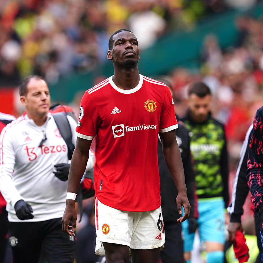 Manchester United'daki görevi sona eren Fransız orta saha oyuncusu Paul Pogba, görevini kullanıyor. HD telefon duvar kağıdı