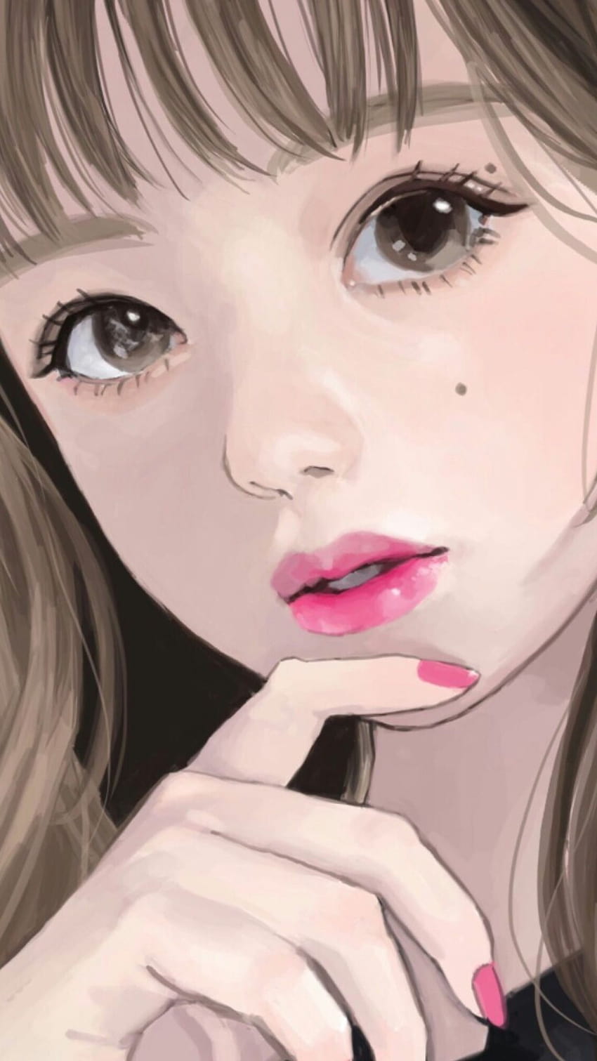 Cute Girl, beauty cartoon girl HD phone wallpaper | Pxfuel
