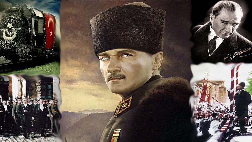 1920x1080 Mustafa Kemal Atatürk und Atatürk HD-Hintergrundbild