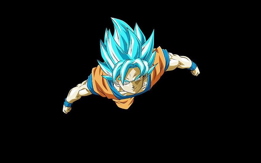 Goku, cabello azul, buceo, mínimo, 3840x2400, Ultra 16:10, ancha, goku  cabello azul fondo de pantalla | Pxfuel