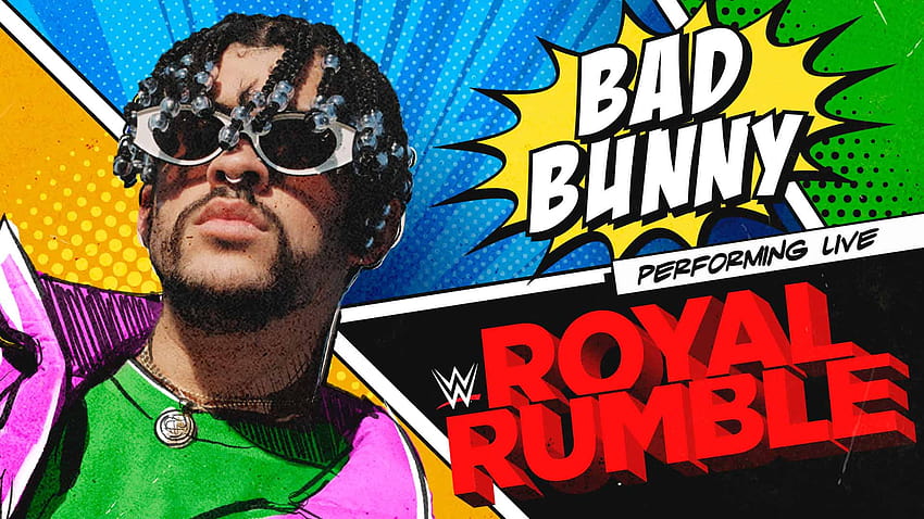 performance at WWE Royal Rumblethesouthafrican, bad bunny wwe HD wallpaper