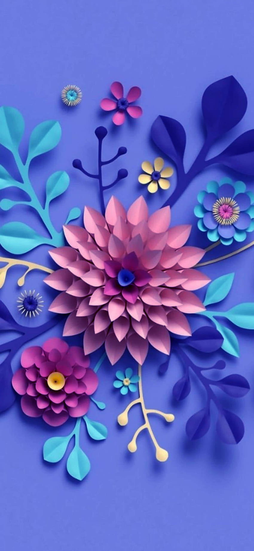 2 най-добри цветя за iPhone и фонове, цвете от хартия HD тапет за телефон
