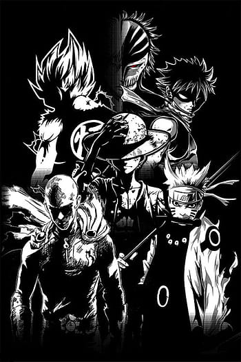 Kakashi Epic Artwork T Naruto Black And White PNG Image With Transparent  Background  TOPpng