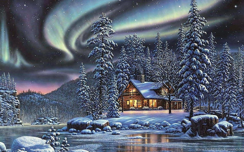 Kim Norlien Fantasy Sci fi Artistic Art Landscapes Nature Winter ... Backgrounds, sci fi winter HD wallpaper