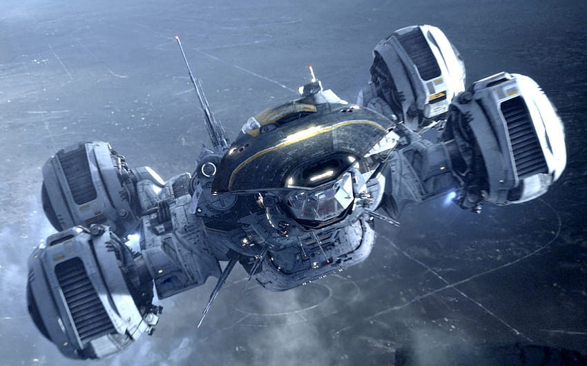 Prometheus-Raumschiff, Raumschifffilme HD-Hintergrundbild
